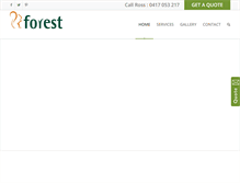 Tablet Screenshot of foreststump.com.au